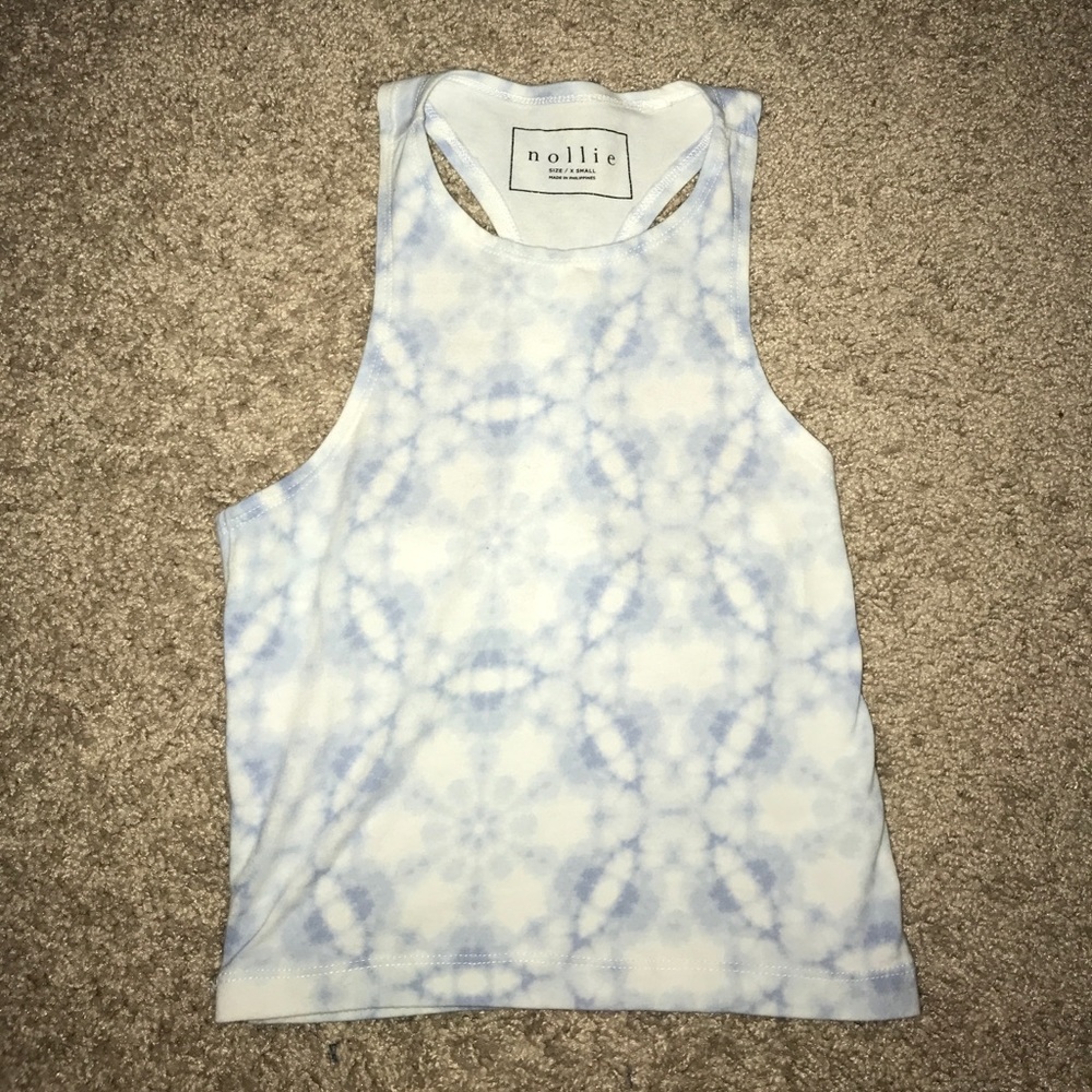 Worn once tie dye crop top